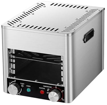 Horno Vertical Para Carne De Interior, Parrilla De Calentamiento RáPido Y Eficiente De 1500 ℉, Parrilla PortáTil Sin Humo Para Interior, Para Carne, Chuletas, Picnic, Barbacoa,A-220V