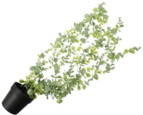 MOBUTOFU Planta Colgante Artificial De Eucalipto Decoración De Maceta Para Verdes Duradera y Práctica