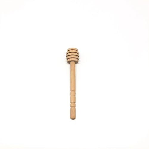 wilcractk Cucchiaio Miele in Legno - Cucchiaio per Miele Bastone Ergonomico Naturale, Ideale per Miele, Marmellata, Sciroppo - Strumento da Cucina Pratico ed Elegante, Design Moderno