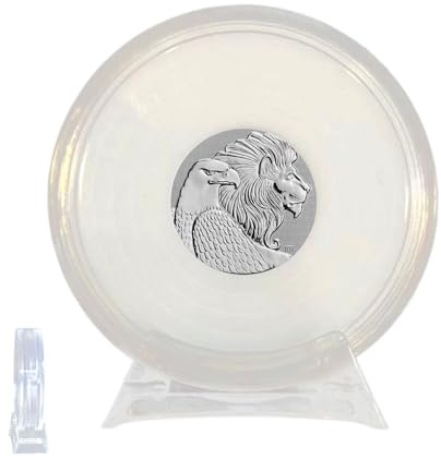 Mynthållare, myntinsamlingsfall Commemorative Coin Protective Box | Transparent förvaringsarrangör, insamlingsmaterial för skrivbordsskåp bokhylla