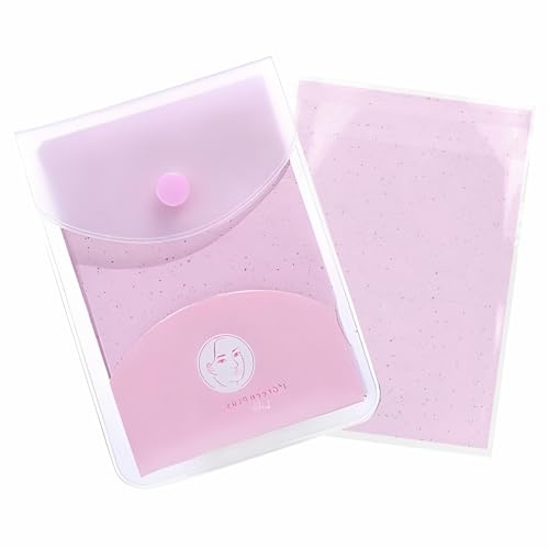 UIHRLM 160 PCS Blotting Paper for Oily Skin, 10 X 7cm Double-Sided Oil Blotting Sheets with Protective Case, Portable Oil Absorbing Sheets Facial Tissue for Remove Facial Oil (2 Packs)