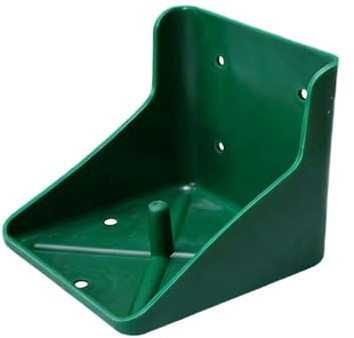 Salzblockhalter, Lecksteinkästen für Nutztiere, Langlebige Mineralblockschale Lecksteinhalter für Ziegen, Salzlecksteinhalter, Schafbox für Nutztiere (Grün)