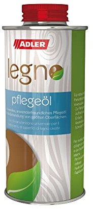 ADLER Legno Pflegeöl - Universelles Pflege Holzöl farblos für Laub- und Nadelhölzer im Innenbereich - Holzpflegeöl & Reiniger für geölte Möbel, Innenausbau& Holzböden - Farblos 250ml