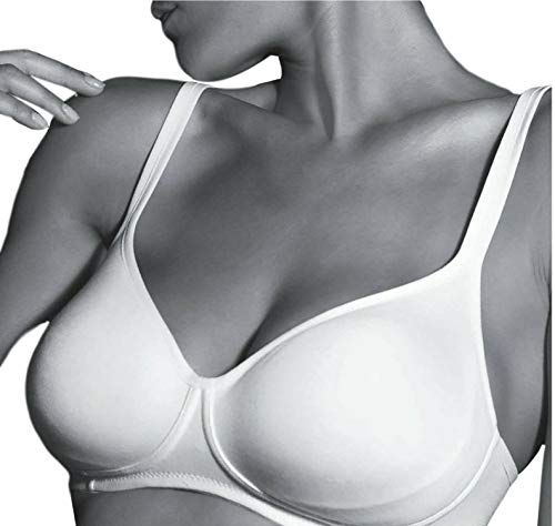 GIOS Reggiseno Senza ferreto Coppa B - Art. Cannella (5 IT, Bianco)