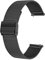 Deolven Metall Uhrenarmbänder, Schnellspanner Armbänder Milanaise Uhrenarmband für Herren und Damen Smartwatch und Traditionelle Uhr,22mm Schwarz