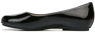 Naturalizer Womens Maxwell Round Toe Comfortable Classic Slip On Ballet Flats,Black Patent Leather,7.5 Medium