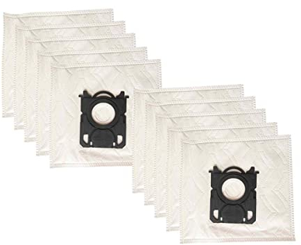 Recamania Bolsas tela Aspiradora Electrolux S-Bag AEG GR201 Philips FC8021 E201 E201B (10 Unidades)