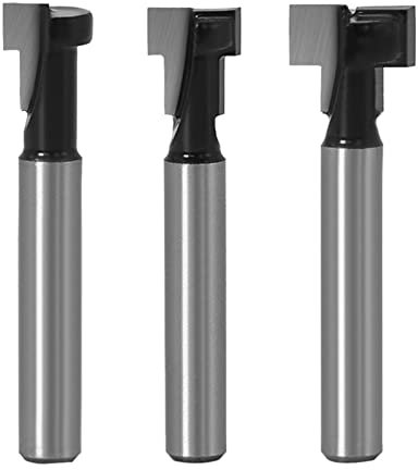 Set di 3 Punte per Fresatura per Buco della Serratura per la Lavorazione del Legno, Fresa per Legno in Carburo Cementato per Apertura del Foro 5/16 3/8 1/2 Pollici, Punta per