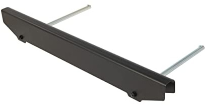Abnahmetisch Zubehör für Triton Workcenter TWX7 – verchromte Verlängerungsstäbe, verstellbarer Abnahmetisch, max. 670 mm Verlängerung für lange Werkstücke