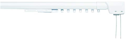 Swish Ultraglyde Steel Extendable Corded Track complete with Fittings (250-400cm)