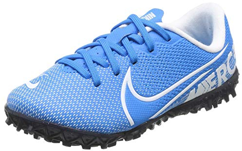 Nike Unisex Jr. Mercurial Vapor 13 Academy Tf Fußballschuhe, Mehrfarbig Blue Hero White Obsidian 414, 36.5 EU