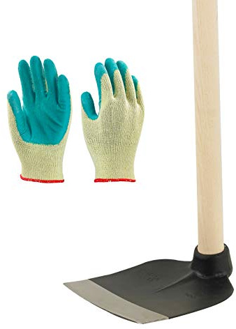 2lb 'Chillington Style' Hoe - with Gardening Gloves ideal for weeding & sowing