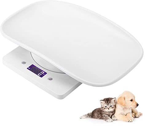 Bilancia da elettronica, max 10 kg, mini bilancia per animali domestici, piccola bilancia digitale per animali domestici per neonati gatti e cani, puppie, strumento di misura