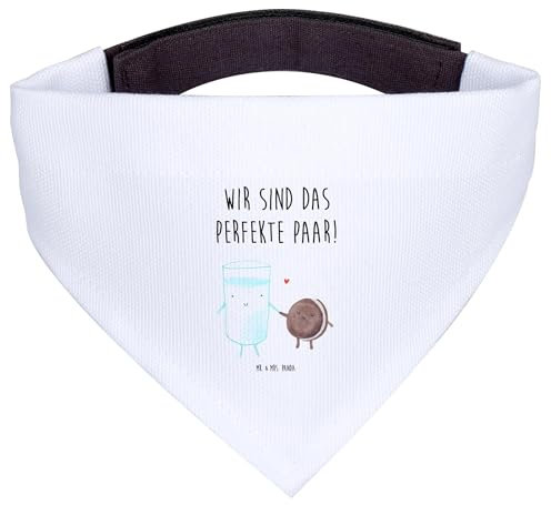 Mr. & Mrs. Panda Hundehalstuch S Milch Keks - Geschenk, Kekse, Milk, Kleine Hunde, Halstuch, Lustige Sprüche, Kaffee, Cookie, Tuch