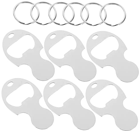 ULDIGI Lot De 6 Porte-clés à Jetons De Chariot En Alliage De Zinc, Ouvre-caddie Multifonctions, Accessoire Portable Pour Courses Et Supermarché