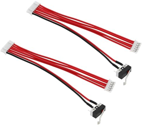 EMSea 2 cables de conector de rueda compatibles con Cecotec Conga 1290 1390 1490 1590 robot aspirador accesorios de repuesto