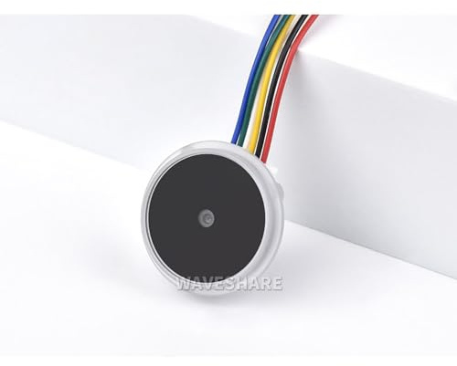 Coolwell Round 2D Codes Scanner Module to Decode 1D 2D Codes Barcode/QR Code Reader with LED Indicator UART Interface