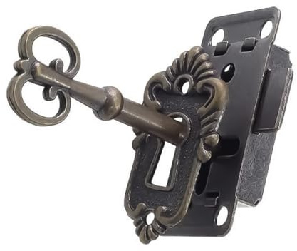 ANCLLO 3set? Antike Schranktürschloss-Sets, Vintage-Schrankschlösser mit Schlüsseln für Schränke, Schubladen, Kleiderschränke