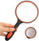Magnifying Glass, 10X Handheld Reading Magnifier with Non-Slip Soft Rubber Handle Shatterproof Magnifying Mirror for seniors to Read Check Explore