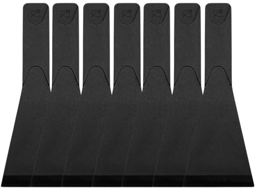 Amazleer 12 Pièces Spatules à Fromage Premium pour Poêles Antiadhésives et Grills - Raclette Résistante à la Chaleur pour Cuisine, Cuisson et Planches à Fromage (12)