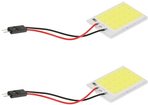 LOLIPPYY 2 piezas Lámparas LED de Techo para Coche Luces Panel Cob Leds Frío Iluminación Interior Versátil para Techo y Maletero bajo Consumo y Alta Durabilidad