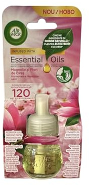 Airwick Recharge Magnolia & fleur de cerisier 19 ml, Lot de 3 (3 x 19 ml)
