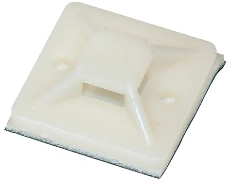 Klebesockel für Kabelbinder 20 x 20 mm, 50 Stück im Beutel