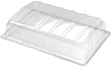 Nutley's Full-Size Heavy Duty Transparent Durable Plastic Propagator Lids for Seed Tray - (Pack of 3), British Made
