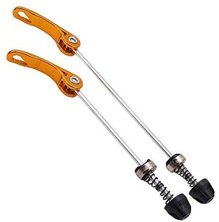 VOANZO Wheel Hub Front and Rear Skewers Quick Release Clip Bolt Lever for Road Mountain Bicycle MTB