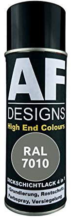 Vernice spray 4 in 1 RAL 7010, colore grigio tenda, bomboletta spray