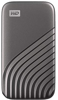 Western Digital My Passport SSD 1TB Space Gray My Passport, 1000 GB, USB, W126288327 (My Passport, 1000 GB, USB Type-C, 3.2 Gen 2 (3.1 Gen 2), 1050 MB/s, Password protection, Grey)