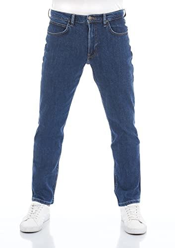 LEE - Mens Jeans - Classic Straight Fit - Brooklyn - Dark Stonewash