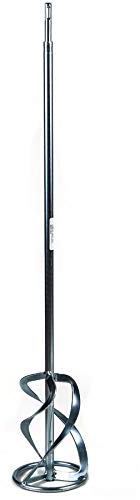 Toolty Profesional Mixing Paddle 120 x 750mm - SDS Thread - Galvanized Mixer Whisk Stirrer - Positive 3-Blade - for Plaster, Gypsum, Adheives, Concrete, Cement, Glue, Paint, DIY - TLTY-1578P