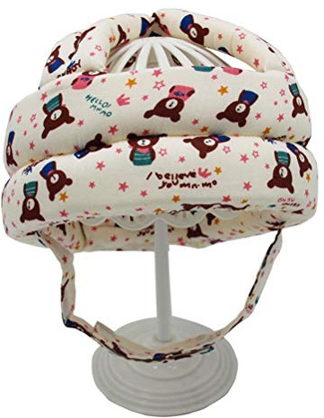 HUSHUI Baby Schutzhelm, verstellbare Babyschutzkappe Weicher Schutzhelm Kleinkind Anti-Fall Anti-Kollision Kopfschutzhut Kleinkinder