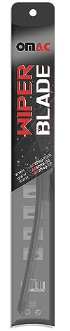 OMAC Heckscheibenwischer für Mazda 2 2002-2014 1 Stück | 10-in-1 Adapter, Leiser Betrieb, Naturgummi