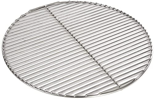 Grillrost Ø 90 cm aus Edelstahl rostfrei und elektropoliert 4mm / 14 mm Stababstand für Grill rund, Kugelgrill, Feuerschalen Grillschalen Rundgrill