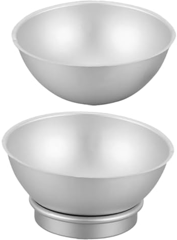 GOOHOCHY Selbstgemacht Halbkugelform Aus Aluminiumlegierung Metall Halbkugel Kuchenform Und Badekugelform Für Badesalz Bruchfest Wiederverwendbar Leicht Lösbar