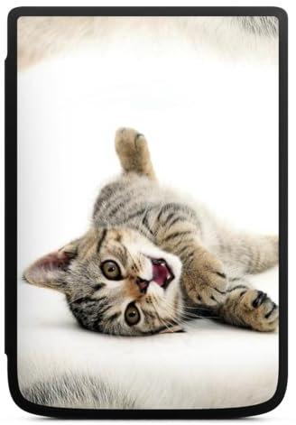 DeinDesign Coque pour liseuse Compatible avec Vivlio Touch HD Plus Etui pour liseuse Protection pour liseuse Chat Animal Domestique