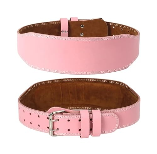 QAUUCP Gewichthebergürtel for Frauen, 10,5 cm Breite, for Fitnessstudio, Fitness, Kniebeugen, Rückenstütze, Powerlifting, Crosstraining, Trainingsgürtel, Rosa GewichthebergüRtel(S)