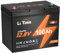 LiTime 12V 100Ah BCI Grupo 24 Batería de Litio, Bateria Recargable 12V Con 100A BMS, 15000 Ciclos, 1,28kWh Energía, Alta Densidad Energética para Furgonetas Remolque Caravana, Autocaravana Barco