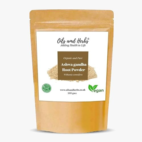 Pure Indian Ashwagandha Root Powder – Clean & Natural, Ground in The UK- No additives, fillers, and Artificial Ingredients