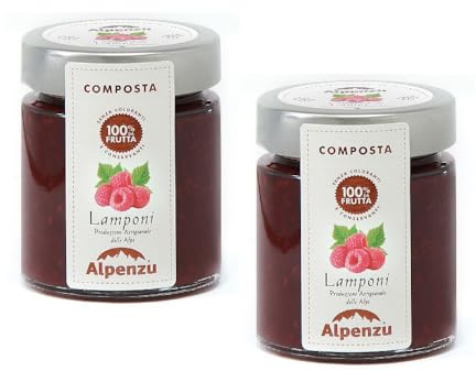 Composta di lamponi 2 vasetti da 350 gr