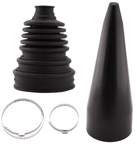 WateryWave Universal CV Boot Installation Mount Cone Tool with 2 Clamps for Fitting Stretch CV Dust Cover Boot CV Joint Drive Shaft Installation CV Boot Tool Robust CV Boot Installation Kit