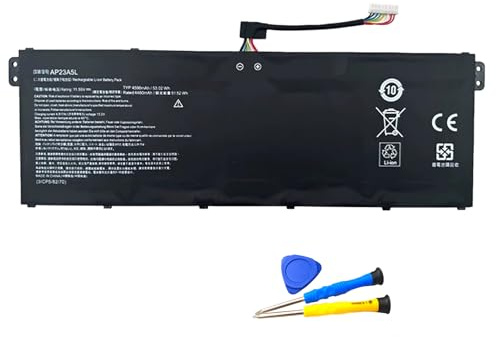 (11.55V 51.52Wh/4460mAh) AP23A5L AP23A8L AP23A7L Laptop Batteries for Acer Aspire 14 A14-51M A14-51GM 15 A15-41M A15-51M Chromebook Plus CB514-4HT Series