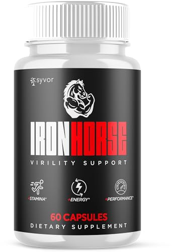 Iron Horse Supplement Pills, Official Iron Horse Pills for Men with All Natural Ingredients, Advanced IronHorse Capsules Designed to Support Health and Wellness with Premium Vitamins (60 Capsules)