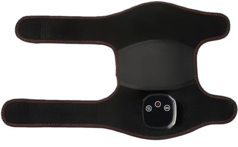 Massagegerät Für Die Knie Einstellbare 4 Wärmestufen und 3 Massagemodi | 1100mAh Wiederaufladbares Knie Heizkissen Für Männer, Frauen, Eltern, Großmutter, Großvater, Mutter, Vater,