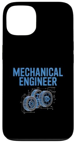 Mechanical Engineer Gear Blueprint Case for iPhone 13