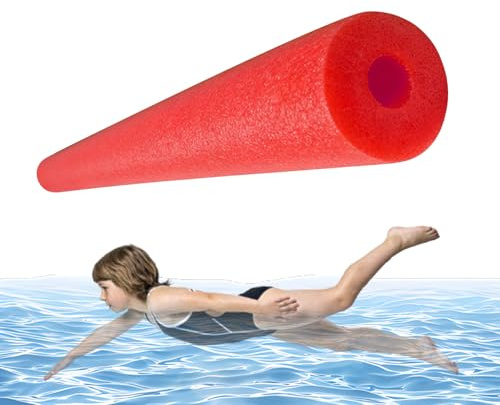 Schwimmnudel Mit Loch, 120x6cm Weich Poolnudel Schaumstoff, Pool Noodle, Schwimmfähig Schwimmnudeln, Für Alle Altersgruppen, Zum Basteln, Spielen Im Wasser Usw