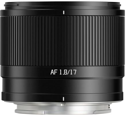 TTARTISAN AF 17 mm F1.8 APS-C Objetivo para Sony, gran angular de enfoque automático, ultra ligero, rápido y silencioso, enfoque automático STM compatible con cámaras Sony E-Mount