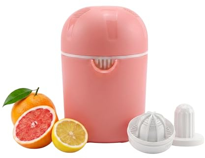 Manual Citrus Juicer BPA Free with Detachable Strainer | Easy Pour Spout | Non-Slip Base | Hand Press Orange Lemon Grapefruit Squeezer | Compact Lightweight